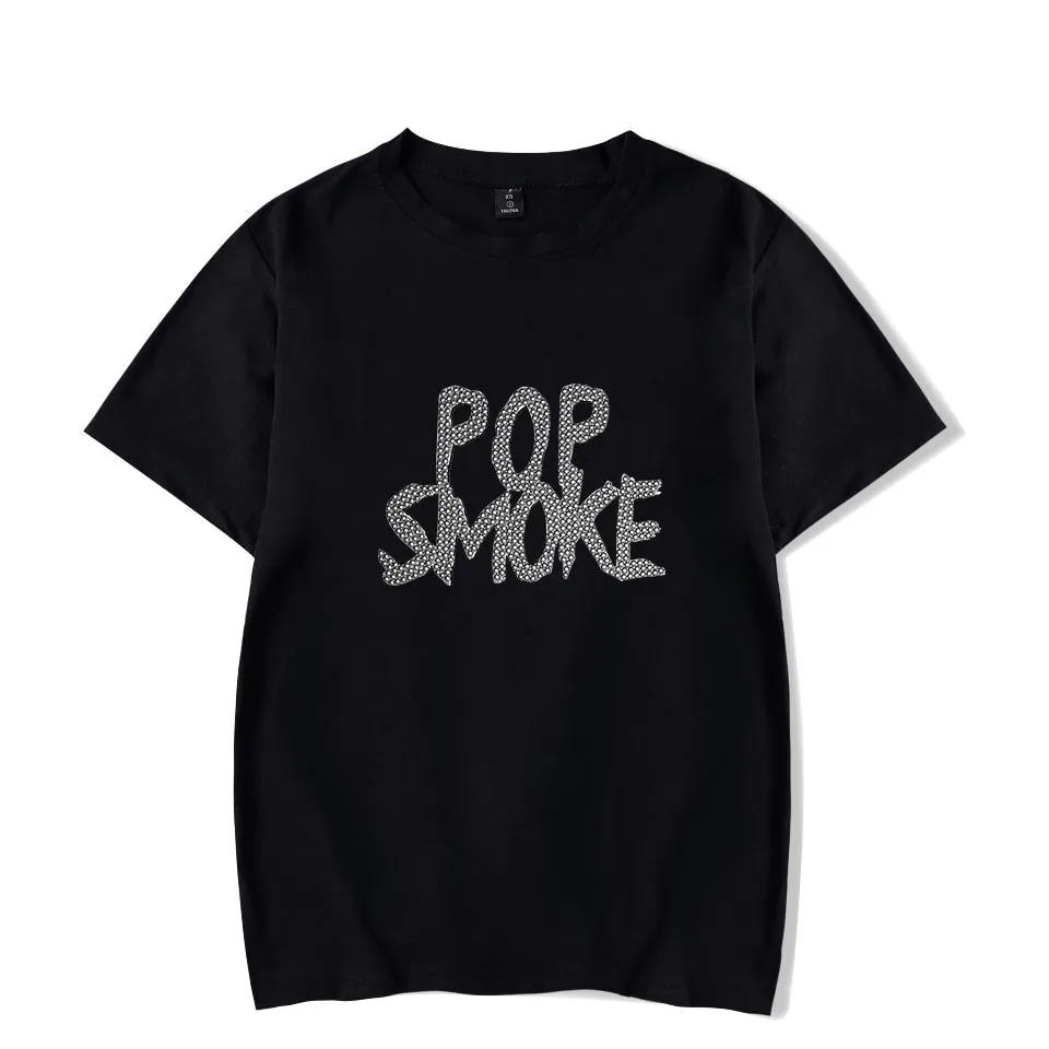 

Rapper Pop Smoke T Shirt Men Vintage Hip Hop Letter Print Short Sleeve T Shirt Harajuku Casual Popular R.I.P. Pop Smoke T-shirts