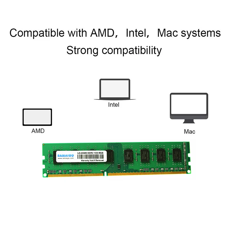 RAM AIGO Ram DDR3 DDR3L 1 25 V 5 8GB 4GB 16G 1866MHz 1600Mhz 1333 настольная память 240pin для AMD/Материнские