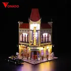 Светодиодсветильник ка, совместимая с lego 10232, Дворцовый кинотеатр, легкий набор, строительные блоки, кирпичи, игрушки для детей, только свет, без блоков