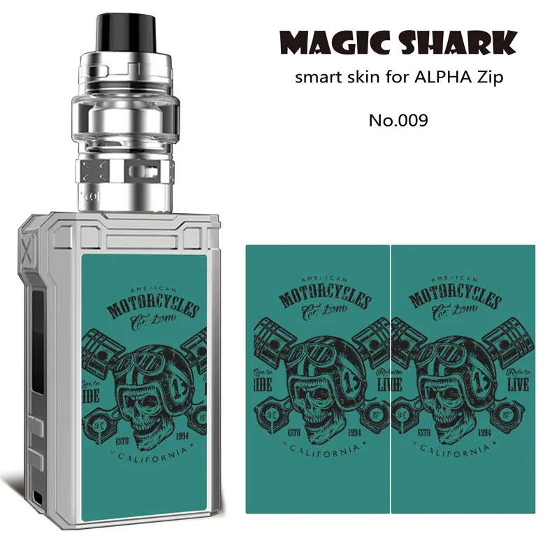 

Skull Merry Christmas Defensive Wrap Vape Full Film for Alpha Zip Cover Case Skin Sticker for Voopoo Alpha Zip