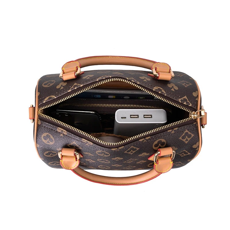 

new fashion single shoulder Mini Handbag women's bag simple and versatile Boston pillow bag cross arm