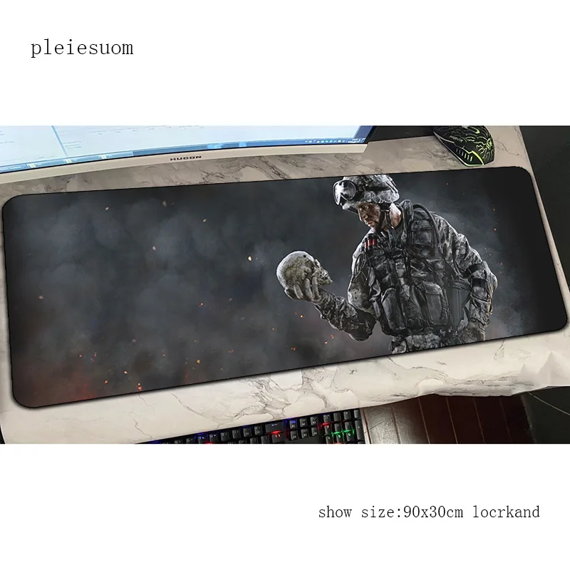 Игровой коврик для мыши warface резиновый 90 х30 см Настольный под заказ игровые