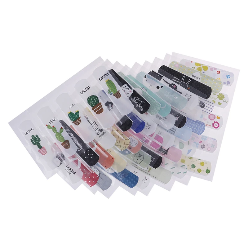 Водонепроницаемый пластырь с мультяшным рисунком для детей 2 листа|Уход за кожей|