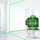 Лазерный уровень KKmoon, самонивелирующийся, 16 линий, 360 градусов, зеленый лазер