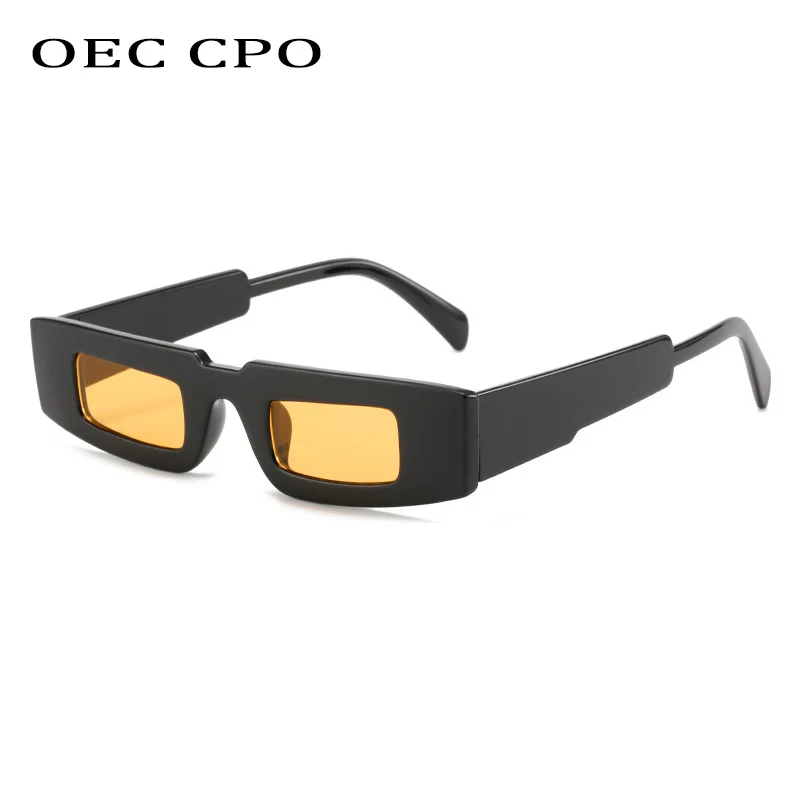 

OEC CPO Fashion Punk Square Sunglasses Women Vintage Small Frame Rectangle Sun Glasses Ladies Retro Shades UV400 Goggle O1264