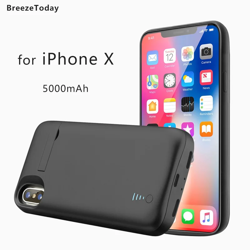 Чехол для iPhone X XS XR Max 5000 мАч|Чехлы с аккумулятором| |