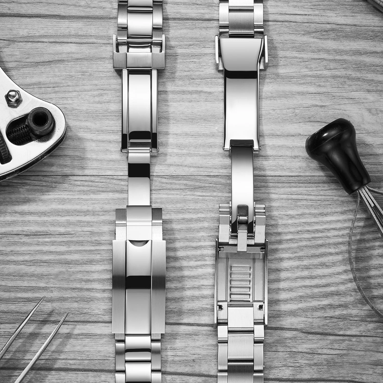 

TESEN Brand Luxury Mens GMT Automatic Mechanical Ceramic Luminous Bezel Sapphire 100M Waterproof High Quality Watch Pagani Didun