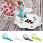 1 шт. Пластик Еда сумка Кепки Кухня хранения Сохранить мешок запечатывания Кепки Еда свежий мешок запечатывания Кепки бытовой влагостойкие клипа