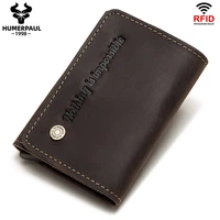 rfid anti theft smart wallet thin id card holder leather automatically solid metal bank credit card holder business mini 2020