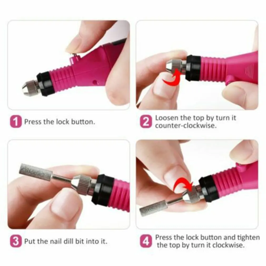 

Mini Pen Type Electric Nail Polisher Counterweight Design Automatic Safety Overload Protection Manicure Pedicure