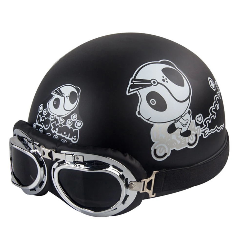 

Мотоциклетный шлем для взрослых, защитный шлем для мотоциклистов в стиле ретро, скутеров, для езды на мотоцикле