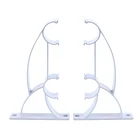 2 шт., металлический держатель для карниза для штор, из алюминиевого сплава, 25 мм