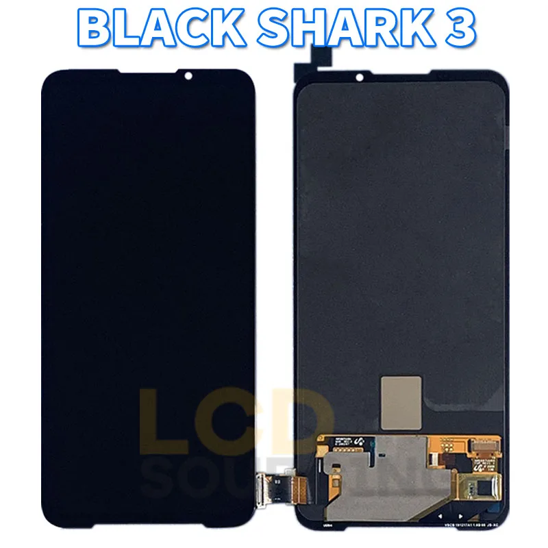 Pantalla LCD AMOLED 6,67 Original para XIAOMI Black Shark 3, montaje de digitalizador de Panel t&aacute;ctil para BlackShark 3, reemplazo de KLE-A0 LCD-1