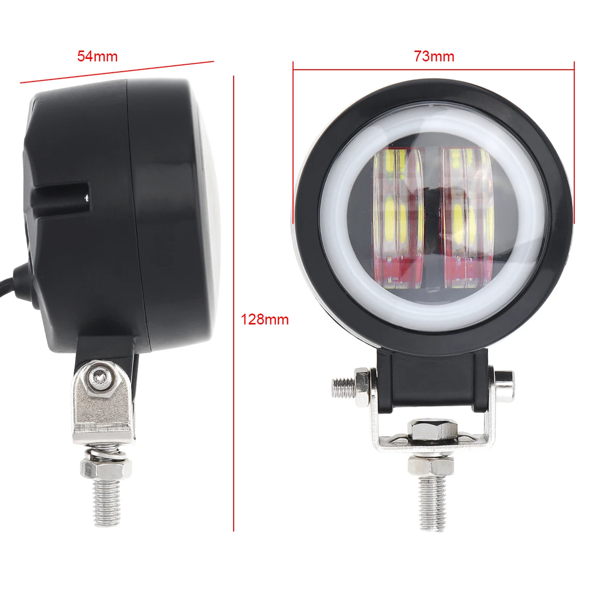 Автомобильный противотуманный светильник 3 дюйма 20 Вт 6000 К светодиодный рабочий