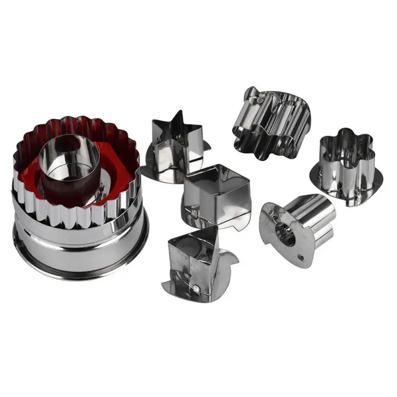 3D любовь пентаграмма цветы печенье Плунжер резак формы помадка торт штамп форма