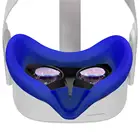 Силиконовые уход за кожей лица чехол для Oculus Quest 2 Очки виртуальной реальности VR анти-впитывает пот и не допускать светильник утечки моющиеся накладка на глаза кепки Премиум защитные аксессуары #
