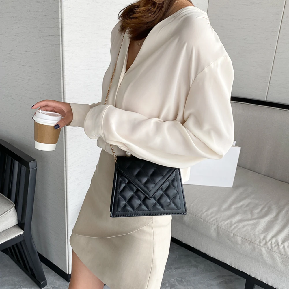 

2021 Fashion Casual Totes Bags Women Solid PU Crossbody Pearl Handle Female Shoulder Handbags Popular Simple Female Daily Bag