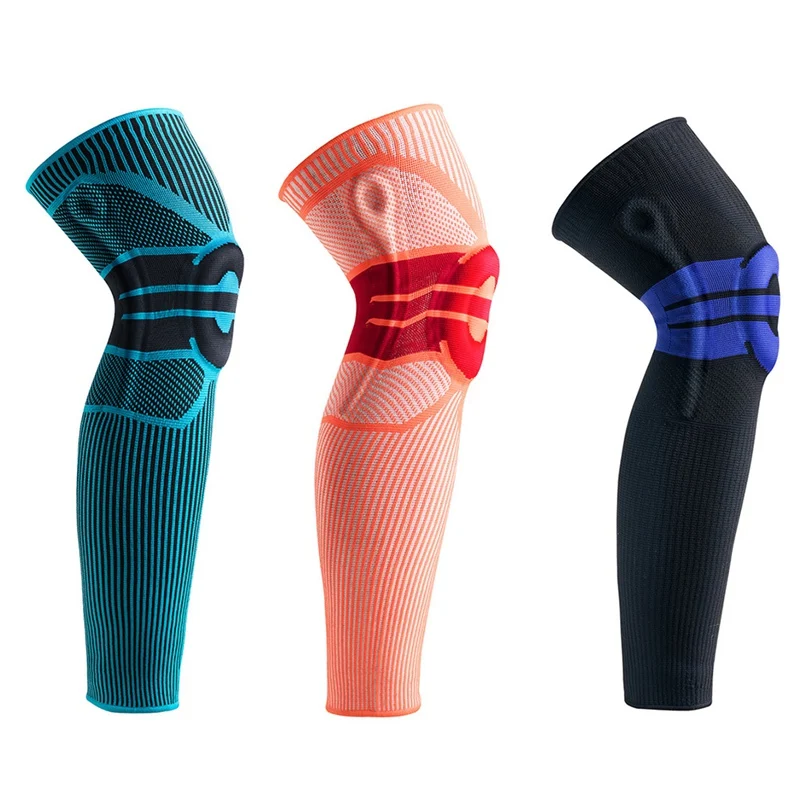 1 шт Длинные баскетбольные наколенники для бега поддерживающие защита сноуборда