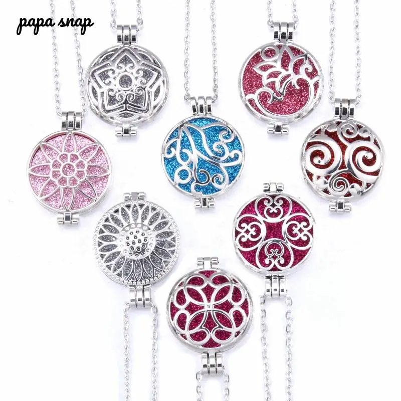 Ожерелье с ароматическим диффузором новые открытые медальоны подвеской для