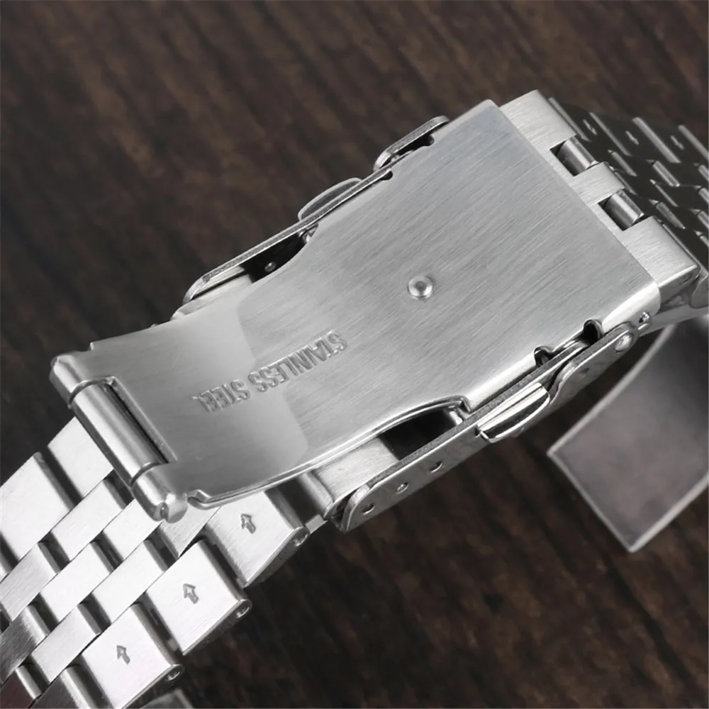 22mm Stainless Steel Watch Strap for Seiko Prospex Turtle SRPA21 SRP777 SRPC25 SRP773 Solid Metal Folding Buckle Bracelet Band