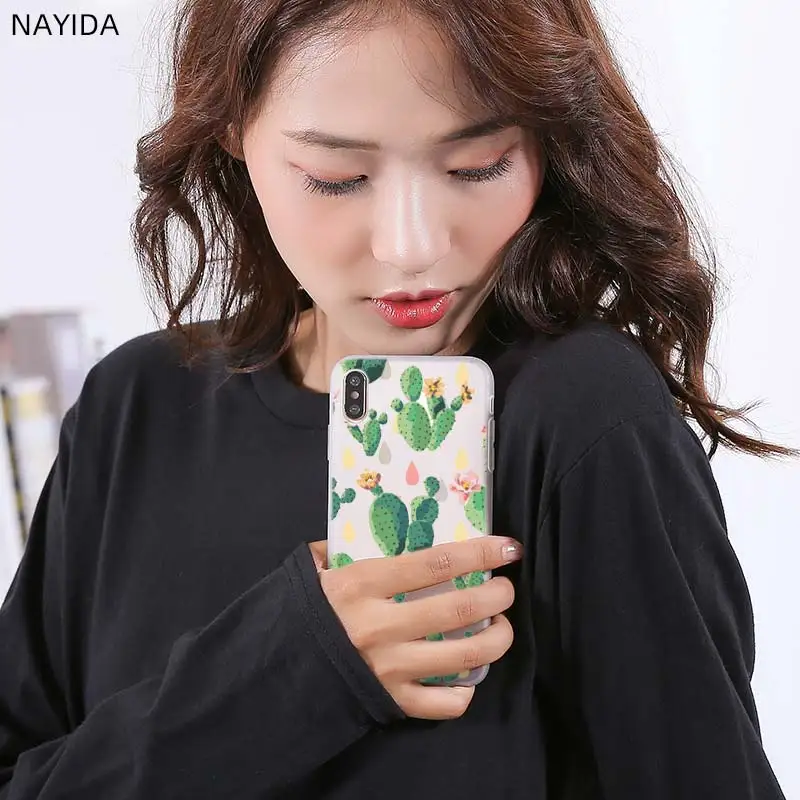 Мягкий силиконовый чехол для Xiaomi Redmi 9a 8a 7a 6a 5a 4a 9at 9Prime 9 8 7 6 5 K20Pro с растениями