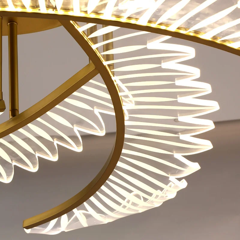 

Luxury Creative Copper Bedroom Chandelier Lighting Romantic Ceiling Chandeliers Simple Modern Nordic Light LED Lamps AC110V 220V