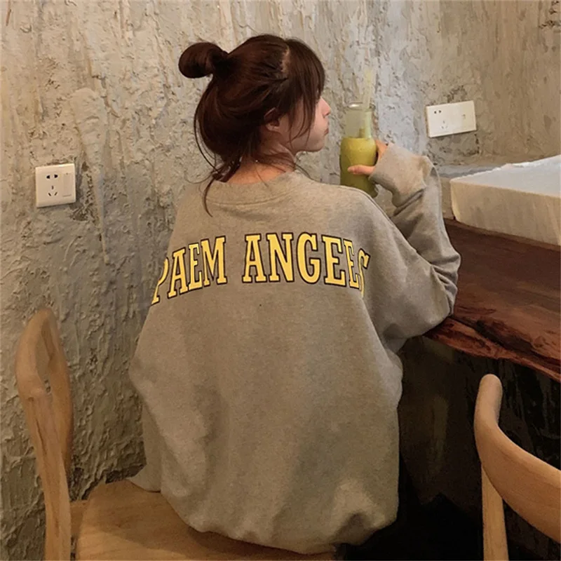 Za 2020 Новый Harajuku кофты с капюшоном героями мультфильмов свободные милые свитера