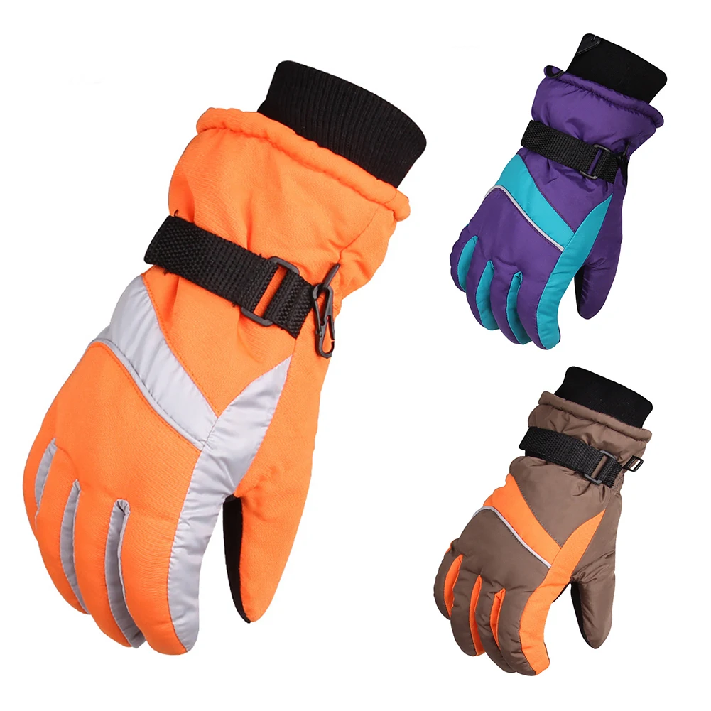 

1 Pair Winter Waterproof Ski Gloves Anti Slip Insulated Outdoor Warm Sports Cycling Adult Snowboard Windproof Men Women
