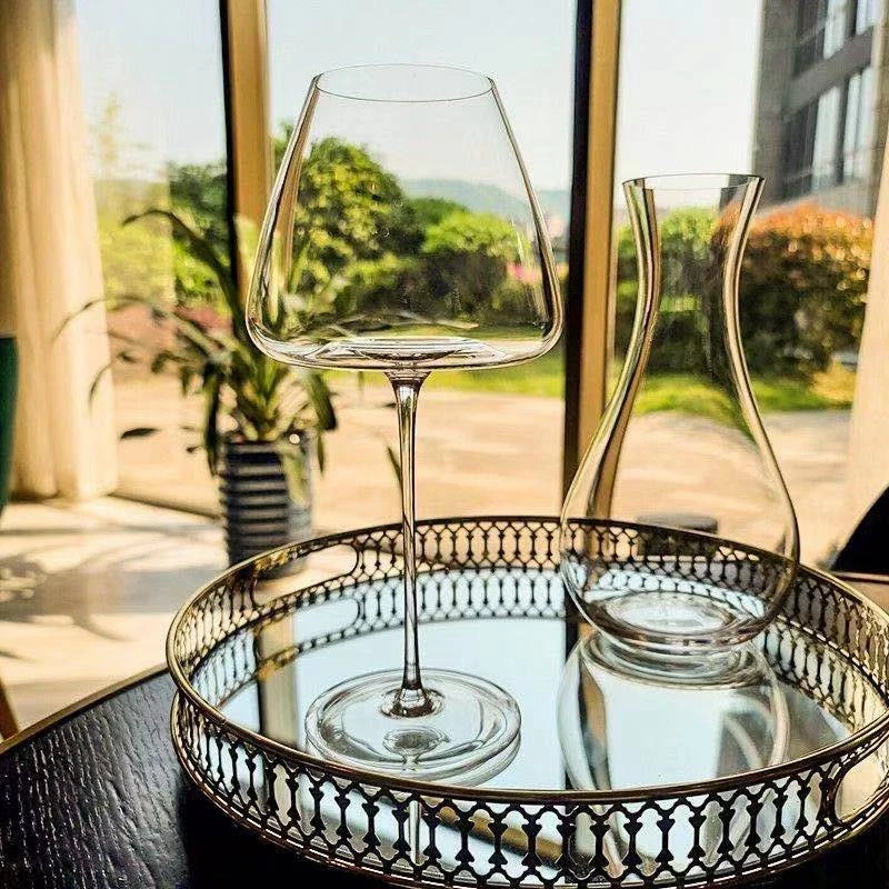 

2PCS/High Grade New Lead-free Crystal Handmade Wine Glass