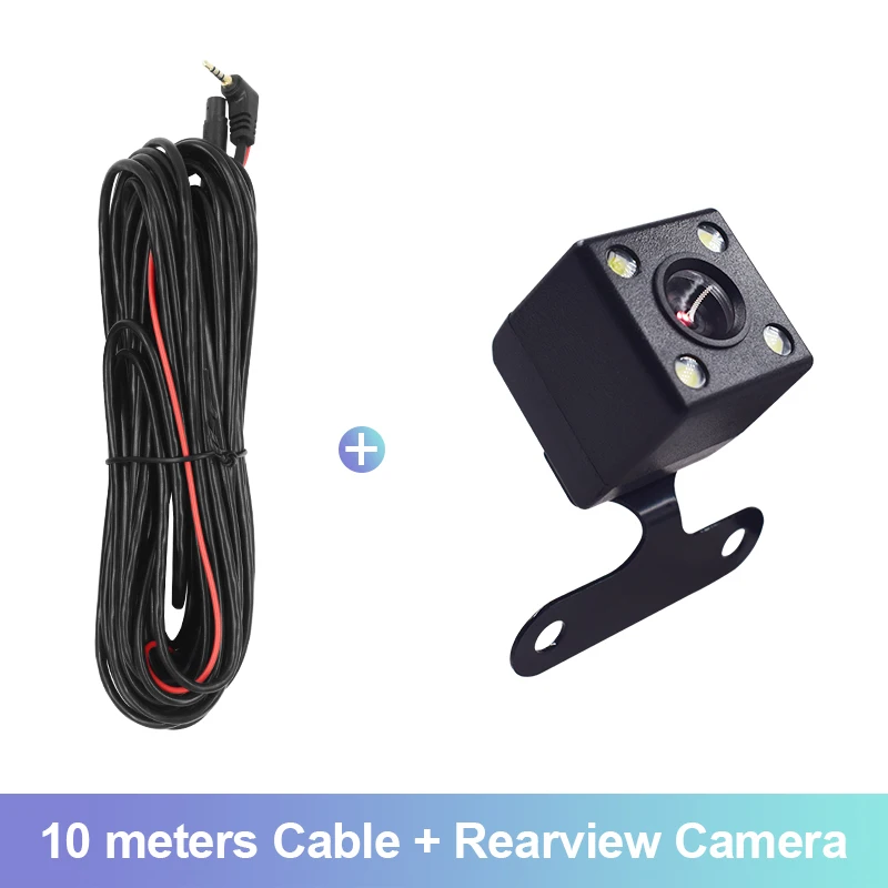 Задняя камера для автомобильного видеорегистратора грузовика 10 метров черный