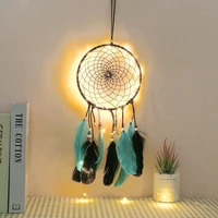 diy girls heart ornaments ins decorative colorful feather dream catcher pendant simple creative gift handwork