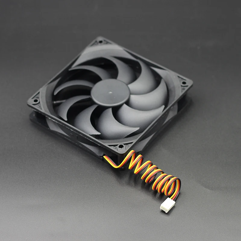 DC 12 В для Bitcoin Miner мощный чехол для сервера осевой вентилятор охлаждения для компьютера/ПК 12 см 3pin высокоскоростной 120 мм кулер для воды