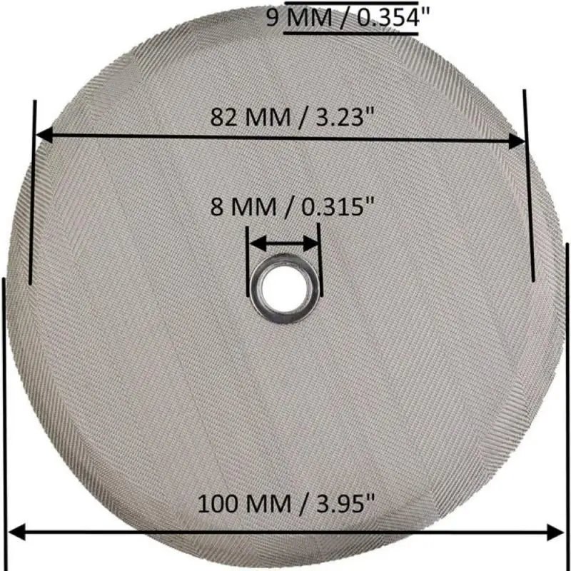5 шт./компл. Еда класс 100 мм Диаметр французский Пресс горшок Кофе фильтры