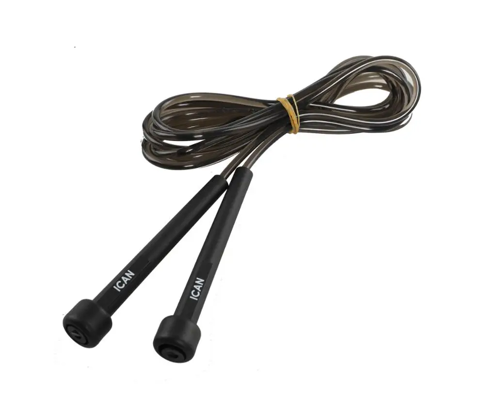 Скакалка ICAN IRP-101 PVC 3 м черная |