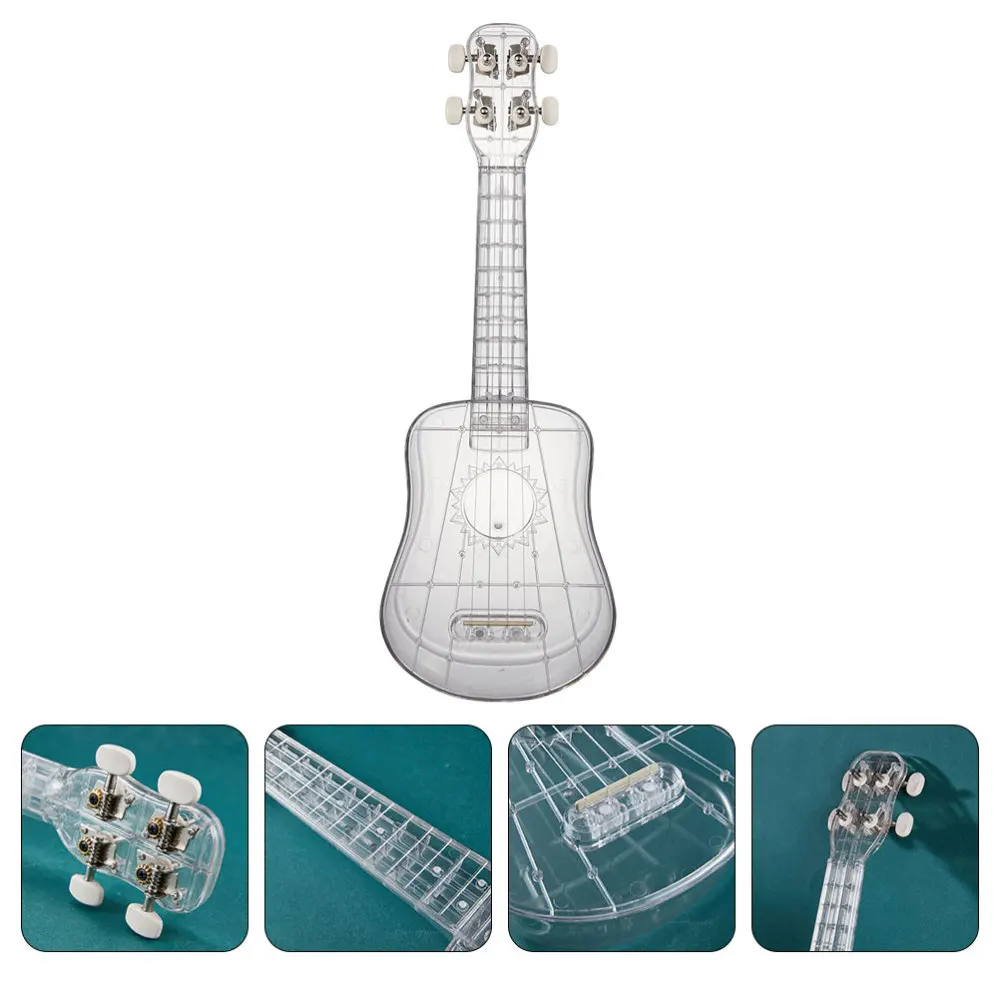 

1 Set Inch Transparent Ukulele Creative Ukulele Instrument for Starter