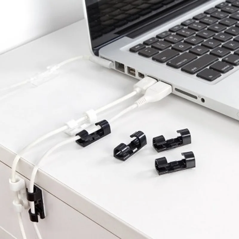 20 шт./лот базовые крепления кабеля самоклеющиеся крепежные аксессуары для