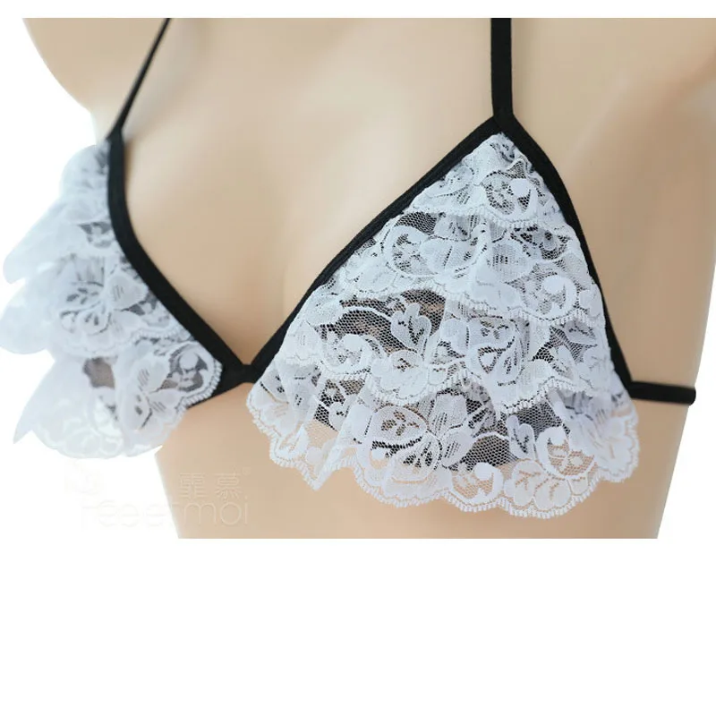 Японский косплей зайчика для девушек Babydoll симпатичный костюм сексуальное, Эротическое белье Комплект бюстгальтер с бретельками открытый промежность черные кружевные трусики милый хвост
