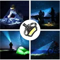 COB налобный фонарь USB Перезаряжаемые фары Применение 18650 BatteryHead светильник Мощный светодиодный головной светильник Водонепроницаемый Рыбалка светильник на заводе