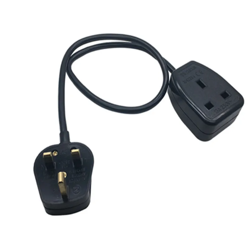 Удлинительный шнур британского стандарта штекер IEC UK 3Pin для кабеля адаптера