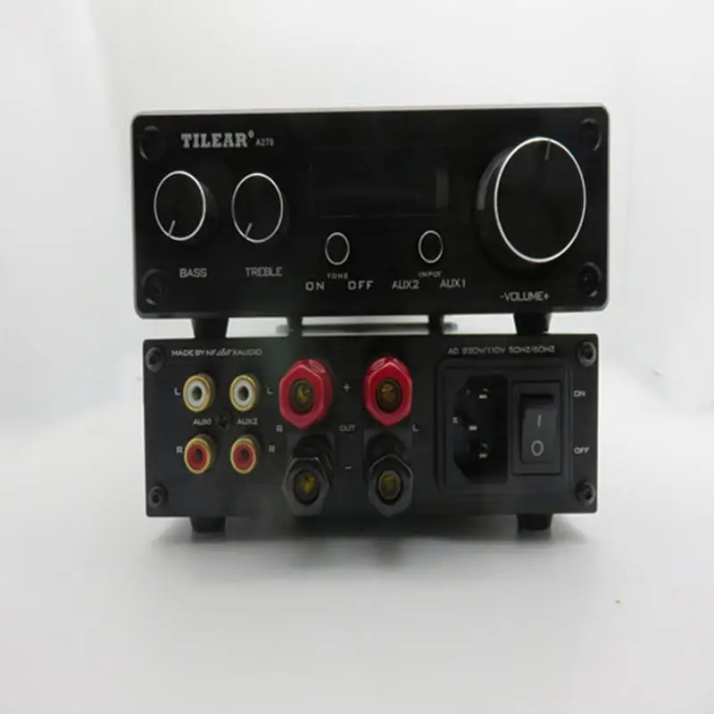 110VAC/220VAC HiFi NE5532 6K4 трубчатый аналоговый силовой усилитель труба с 2 входами