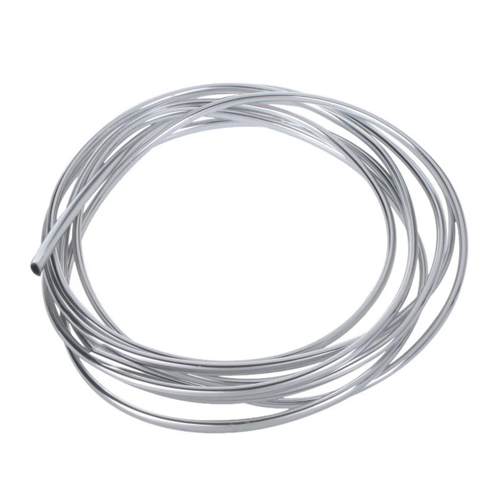 DIY 6 м/рулон автомобиля хромированная Серебряная формовочная полоса