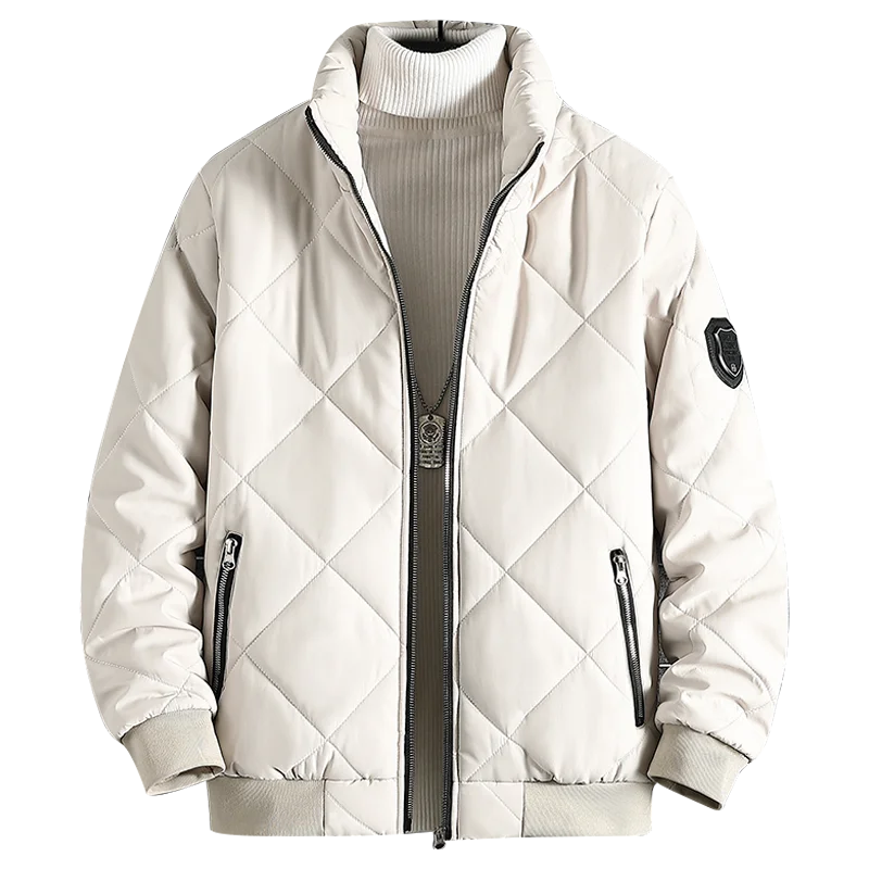 Модное мужское хлопковое пальто новинка зима 2021 утепленная Теплая мужская