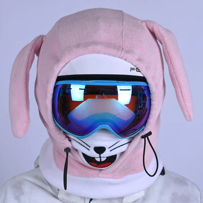 Зимние Лыжные виды спорта технические головные уборы лицо мышь шарф маска теплые