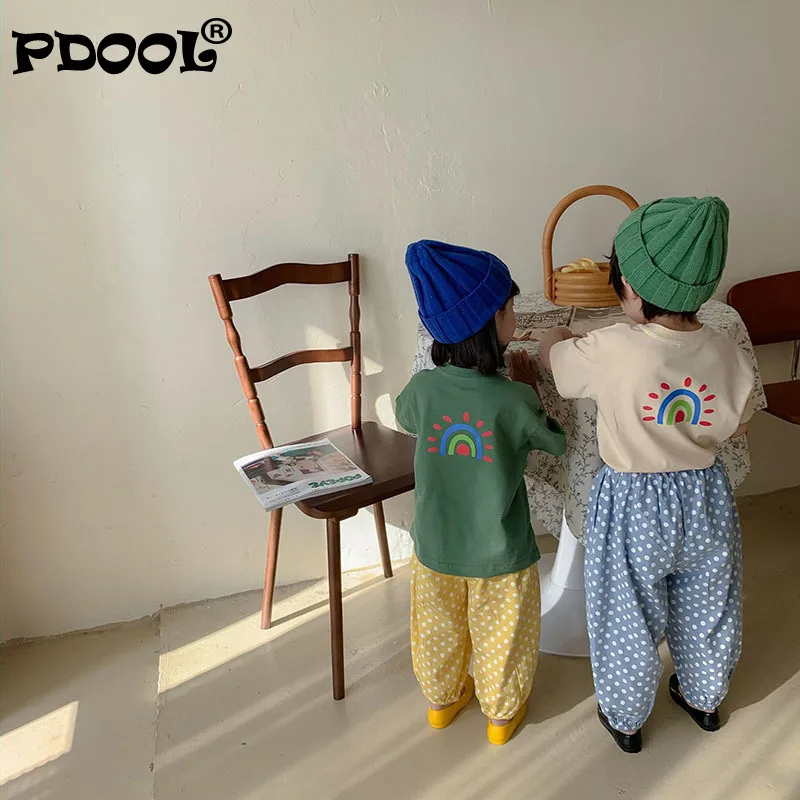 Новинка лета 2021 детские брюки хлопковая повседневная детская одежда свободные