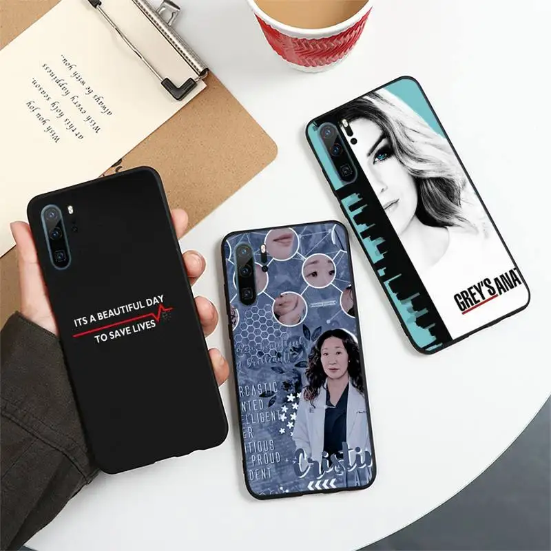 

Greys Anatomy Nurse Doctor Phone Case For Huawei honor Mate P 10 20 30 40 i 9 8 pro x Lite smart 2019 nova 5t