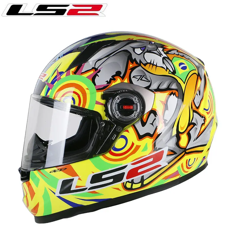 Alex barros LS2 FF358 полное лицо мото rcycle шлем гоночный мужчина женщина КАСКО мото Емкость ls2 в Бразилию шлем мото одобренный ECE - Цвет: Alex barros