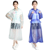cute transparent adult raincoat hooded lightweight travel raincoat stylish impermeabile pioggia korean woman rain gear