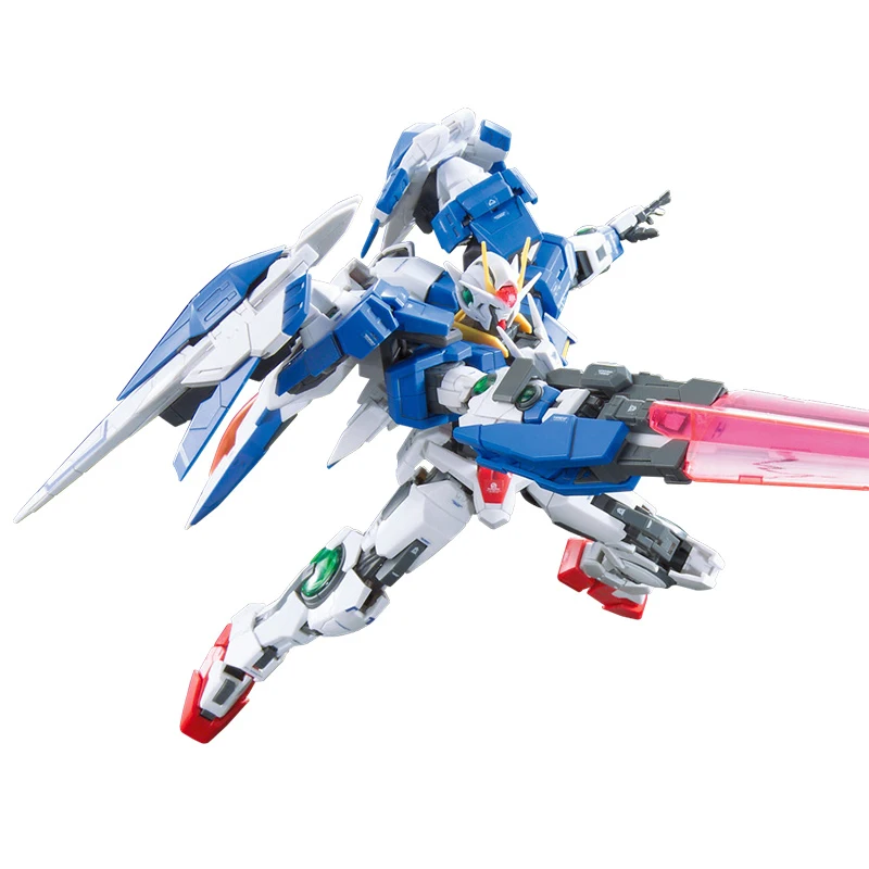 Bandai натуральная RG 1/144 аниме HG 00 Райзер воина гундама GN 0000 модель в собранном виде 13