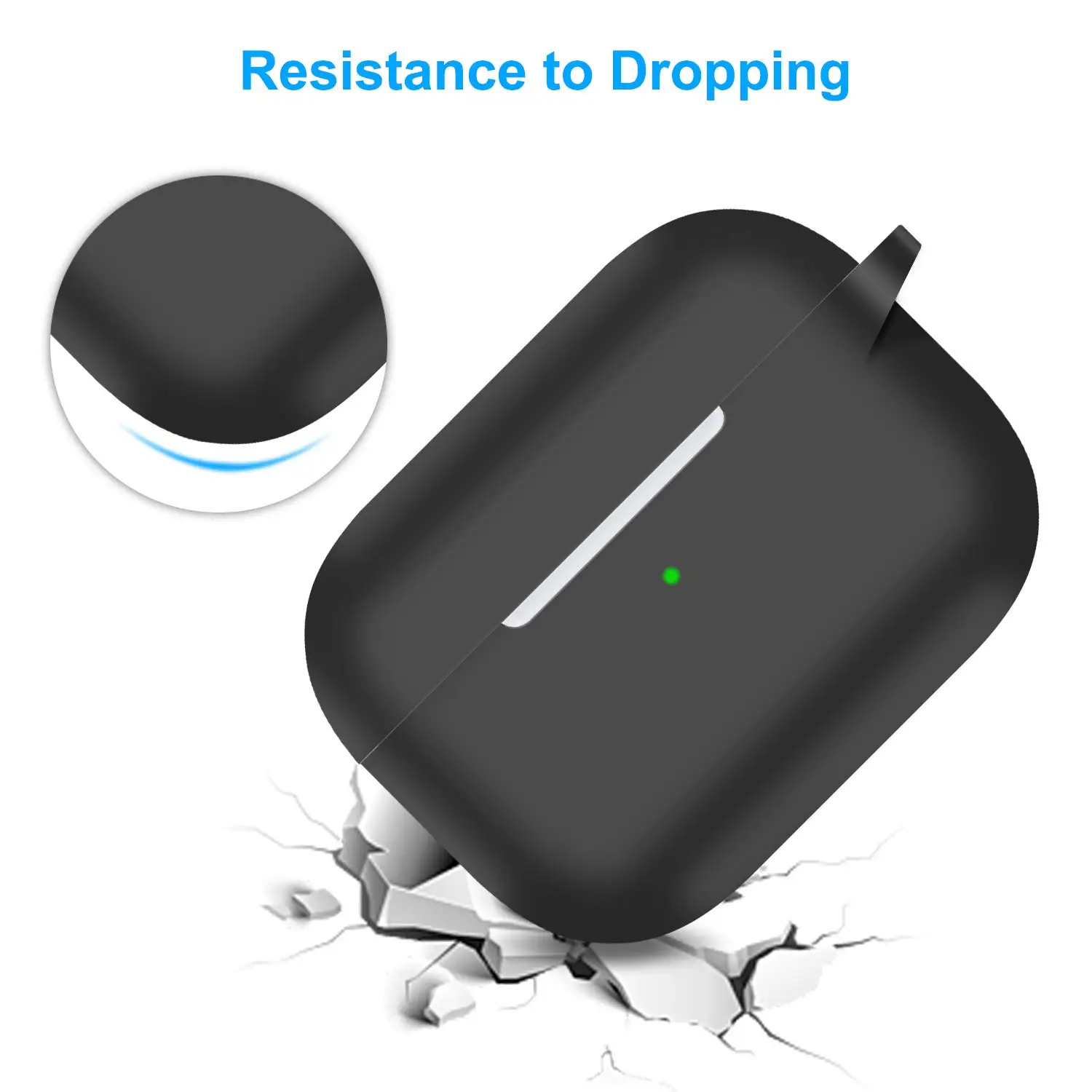 TOPK для Apple Airpods Pro Чехол Силиконовый защитный Bluetooth наушники Мягкий силиконовый чехол сумка для Air Pods Pro Earpods чехол