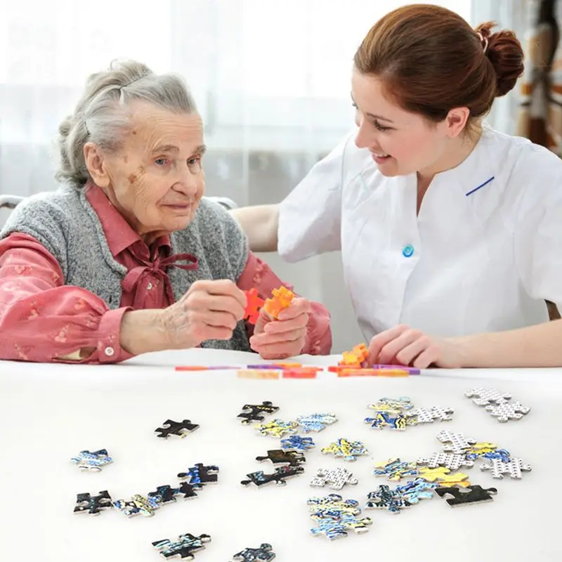 

500Pcs/Pack Adults Kids Thicken Puzzles Nature Landscape Assemble Jigsaw Children Educational Toy Home Office Decoration